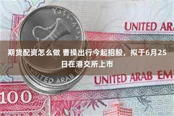 期货配资怎么做 曹操出行今起招股，拟于6月25日在港交所上市